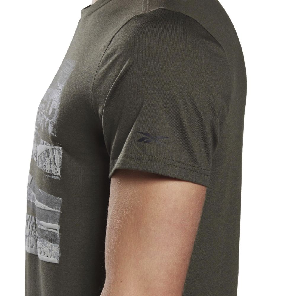 Reebok CBT Core Boxing triko - zelená, FU1261