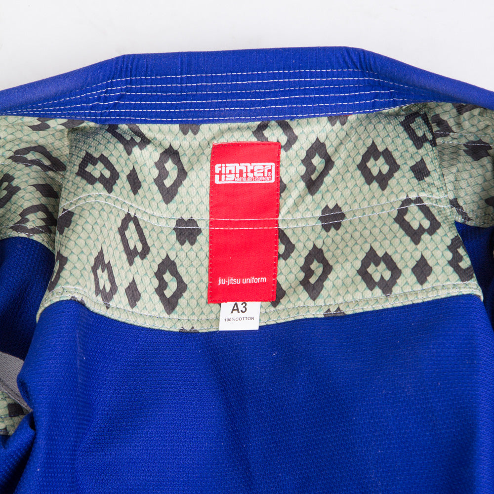 Fighter BJJ kimono Rice Straw - dětské - modrá, BJJBLU-07