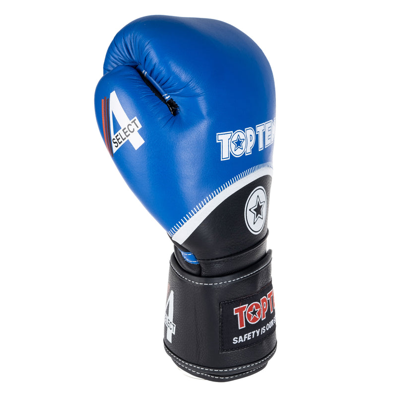 Boxerské rukavice Top Ten 4Select - modrá/černá, 2244-69