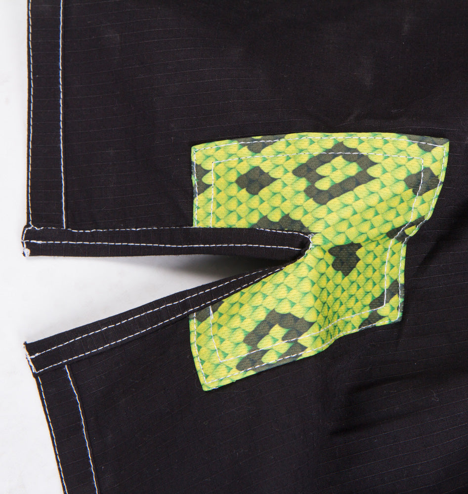 Fighter BJJ kimono rip stop dětské - černá, BJJBL-06