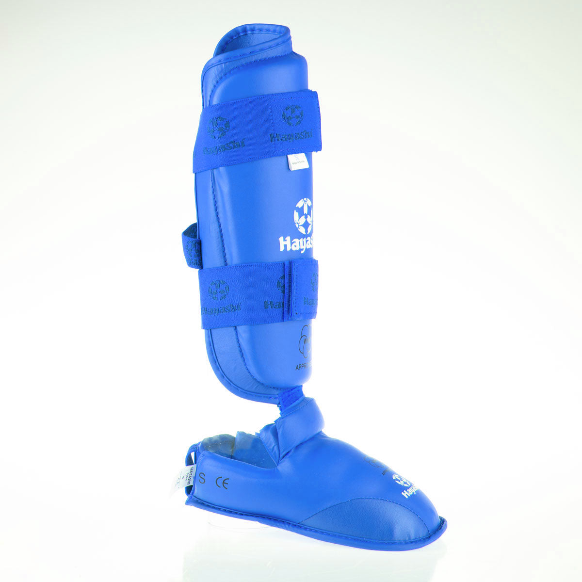 Chrániče holení a nártů Hayashi WKF - modrá, 343-6N