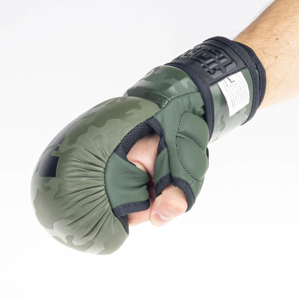 Rukavice Fighter MMA Training - khaki/camo, FMG-001CKH