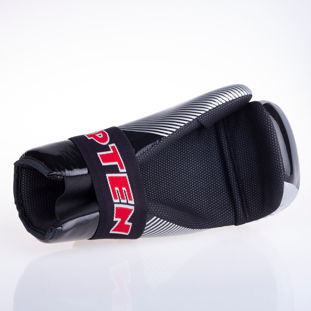 Otevřené rukavice Top Ten Glossy - černá/šedá, 2067-948S