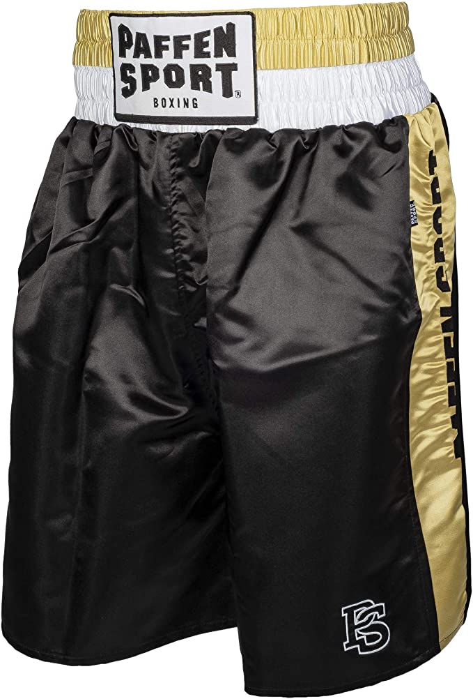 Paffen Sport Boxerské trenky Pro Mexican - černá/zlatá, 131289004