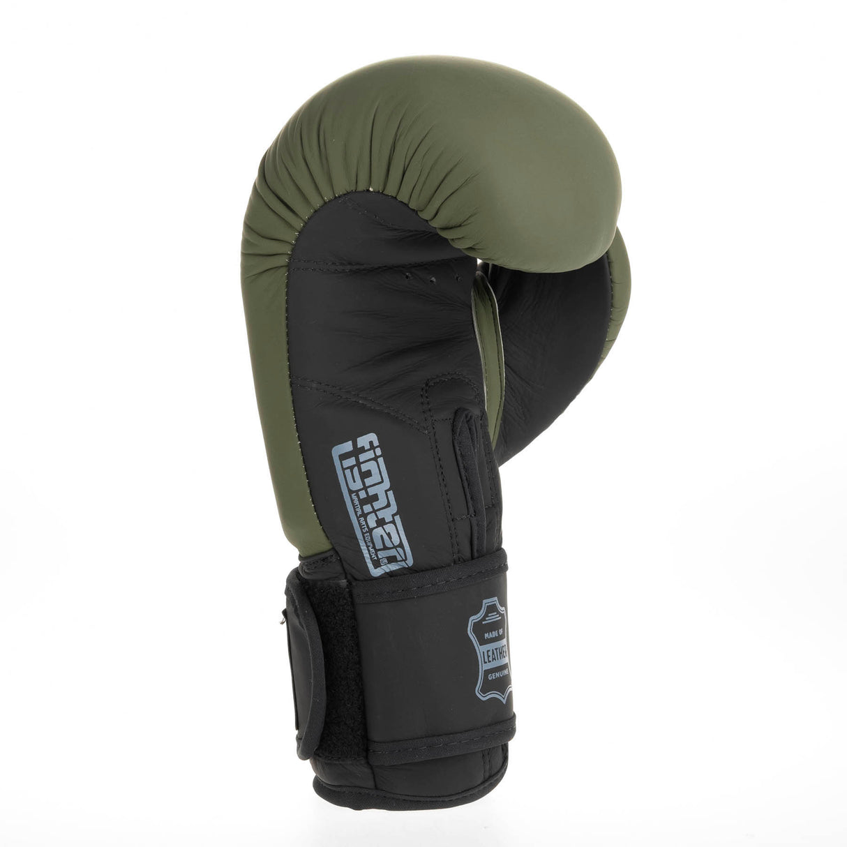 Boxerské rukavice Fighter SIAM - Khaki, FBG-003KB
