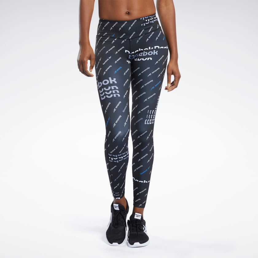 Reebok Workout Ready Allover Print legíny, FK6865