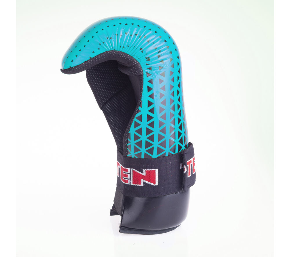 Otevřené rukavice Top Ten Glossy - modrá/černá, 2067-97T