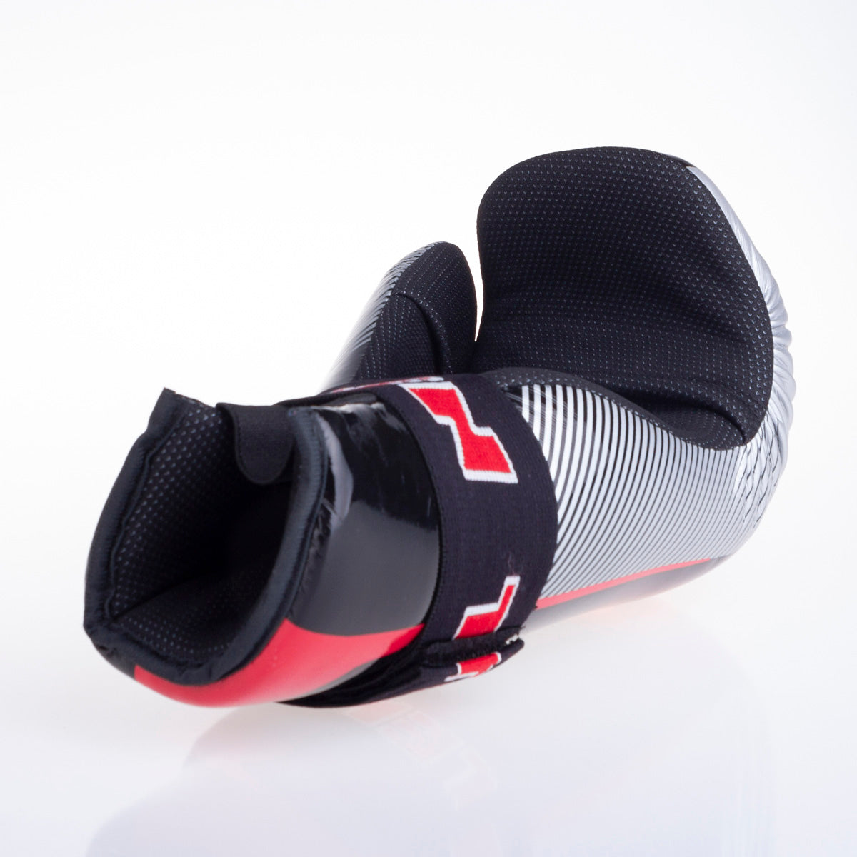 Otevřené rukavice Top Ten Glossy - černá/šedá, 2067-948S