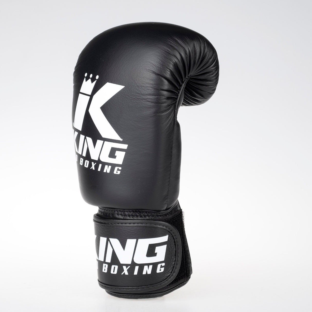 King Pro Boxing boxerské rukavice - černá/bílá