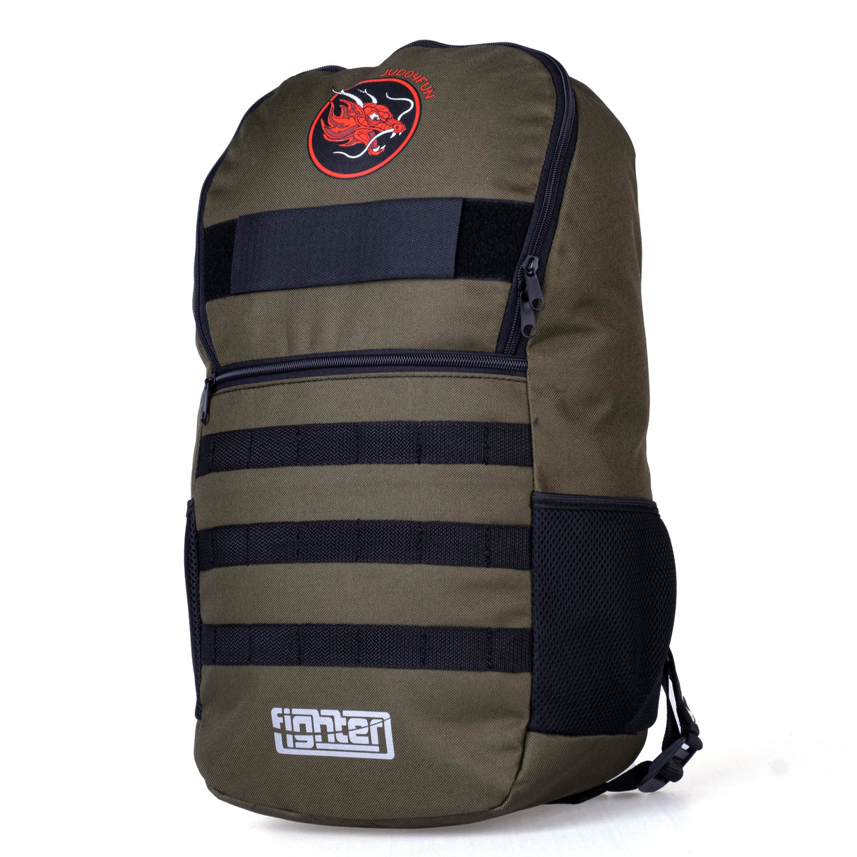 Fighter batoh Judo4Fun - Military Line - zelený, FBM-J4F