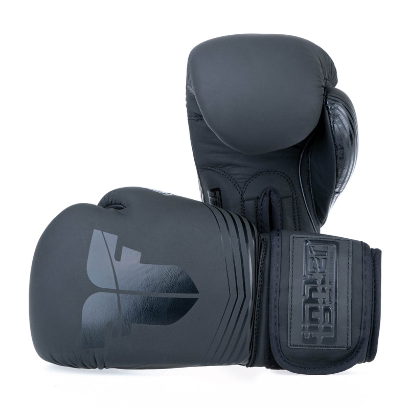Boxerské rukavice Fighter SPLIT Stripes - černá