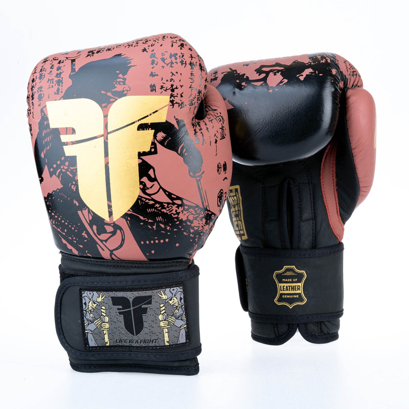 Boxerské rukavice Fighter Samurai - červená