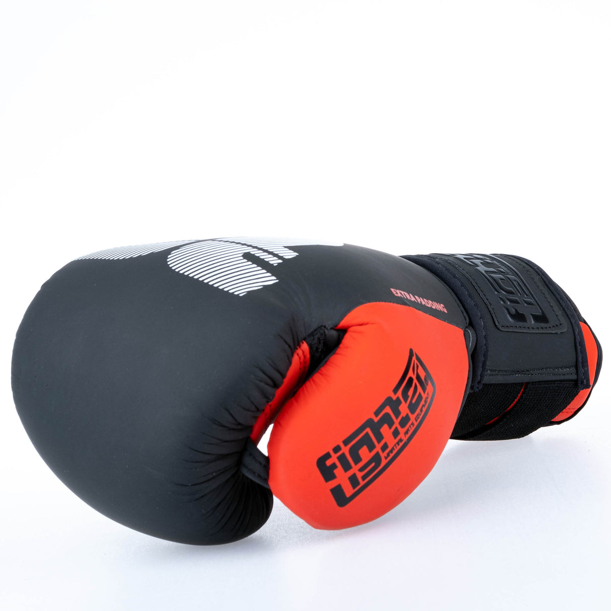 Boxerské rukavice Fighter Secure Fit - černá/červená