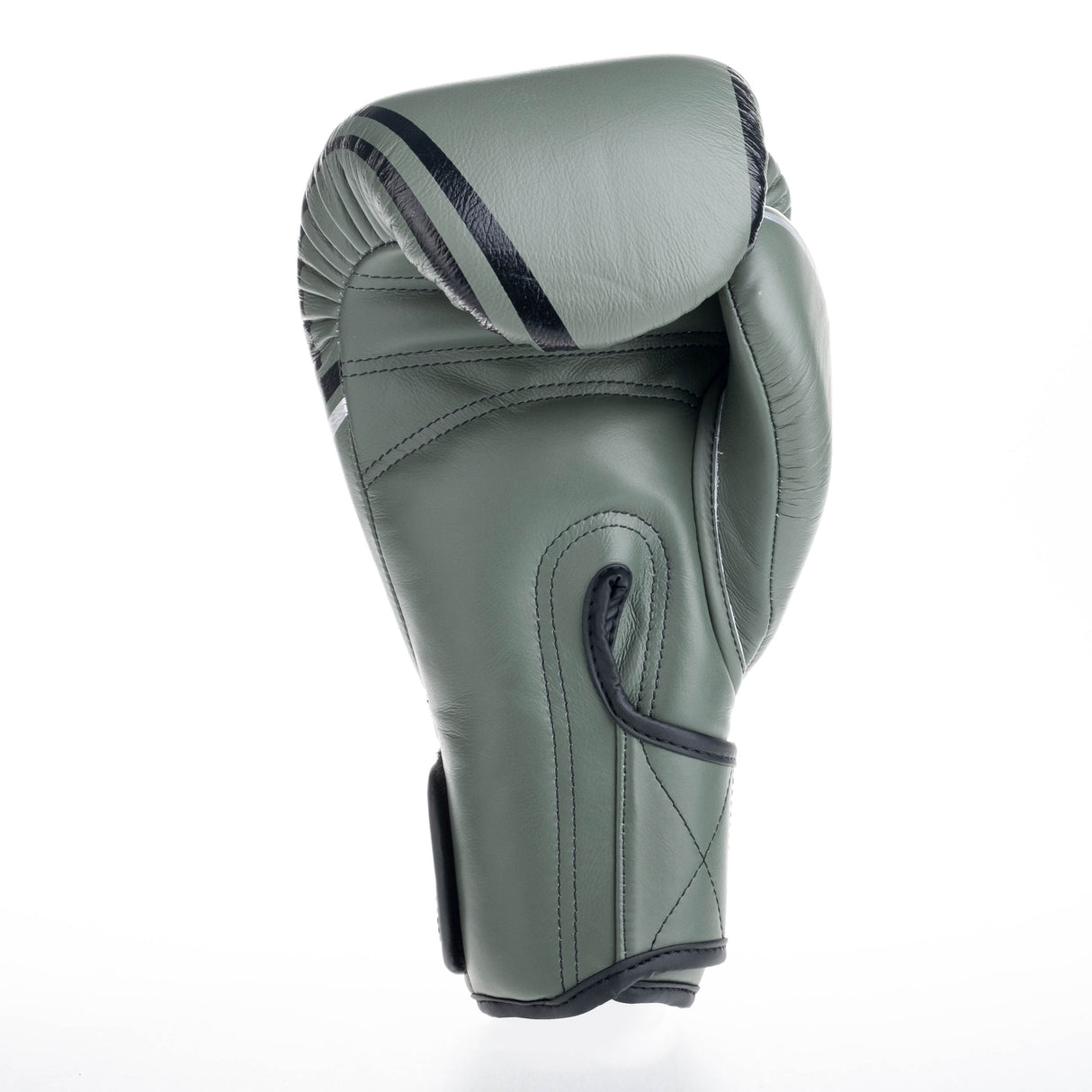 King Pro Boxing boxerské rukavice THOR - khaki/stříbrná