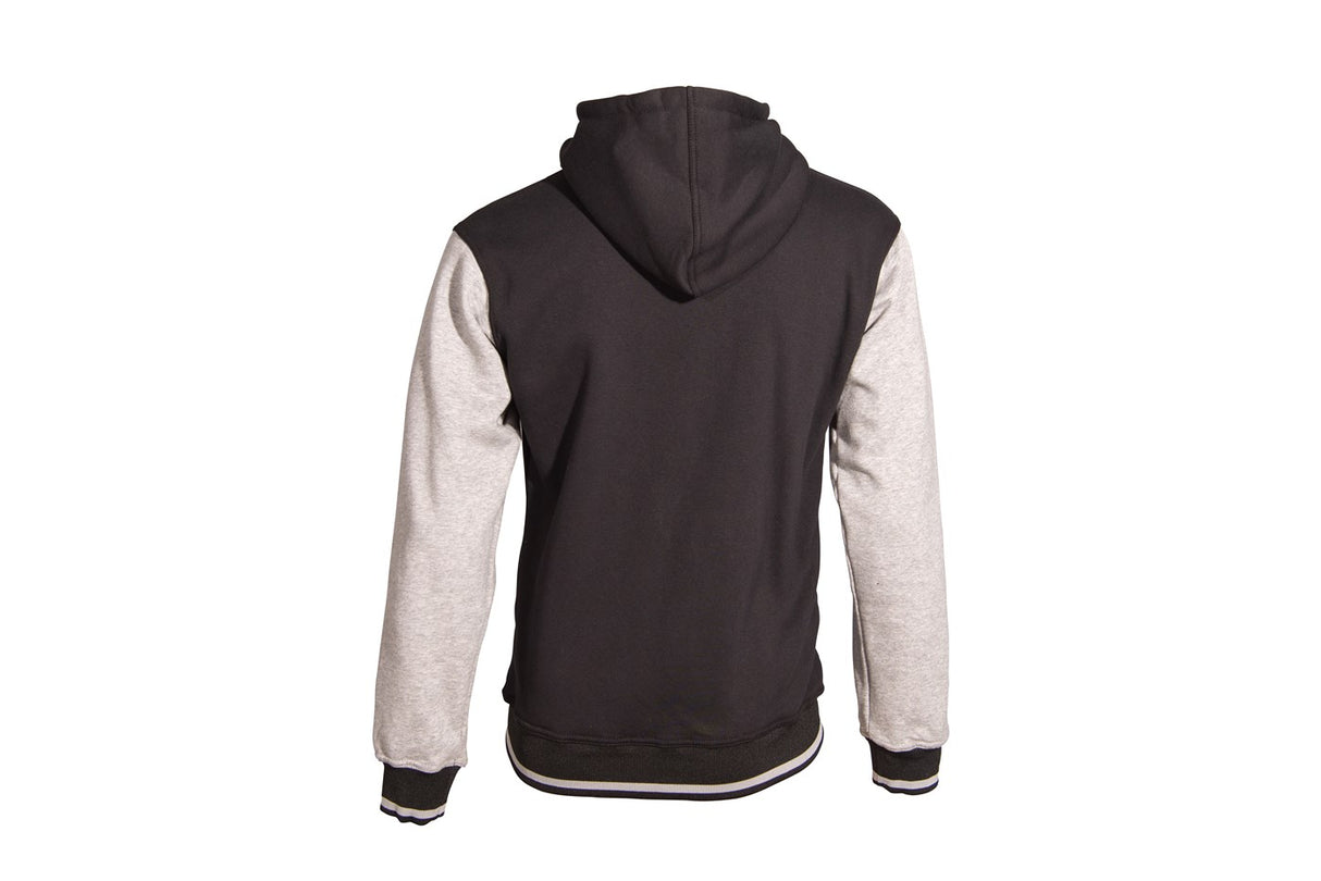 Mikina s kapucí Top Ten Coat of Arms - černá/šedá, 19111-91