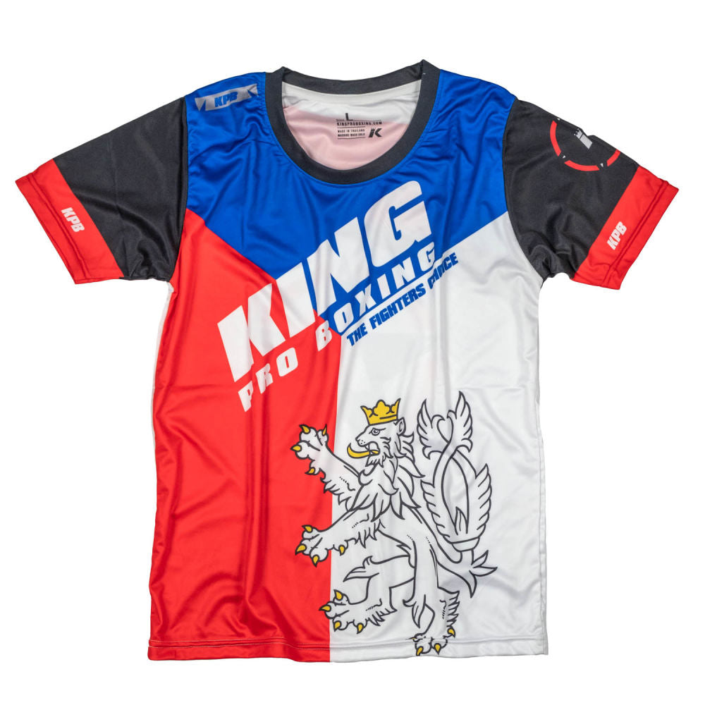 Tréninkové triko King Pro Boxing - Czech, TTEE-CZECH