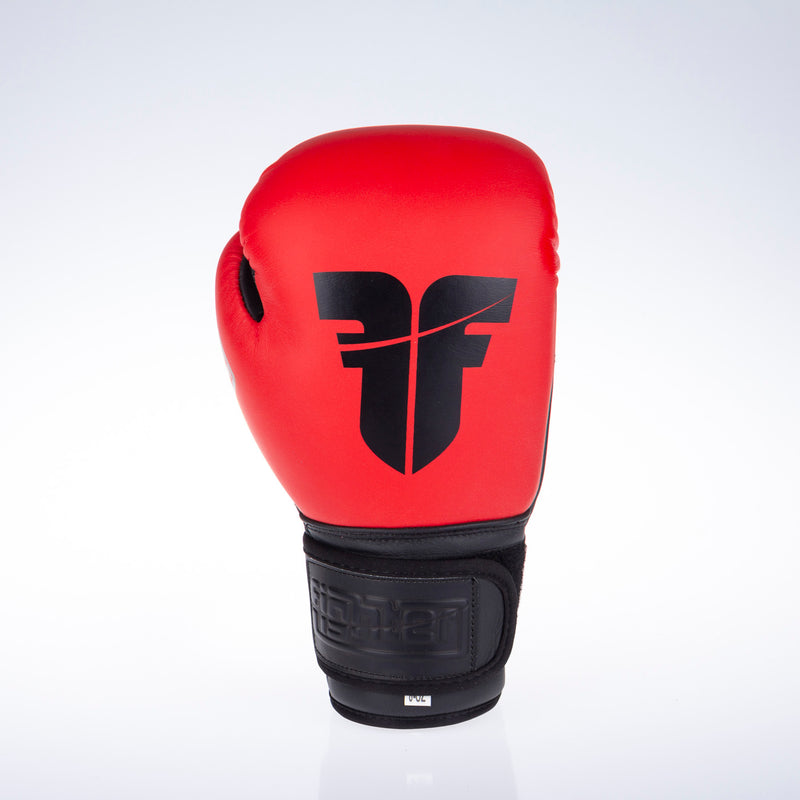 Boxerské rukavice Fighter SIAM - červená, FBG-003R