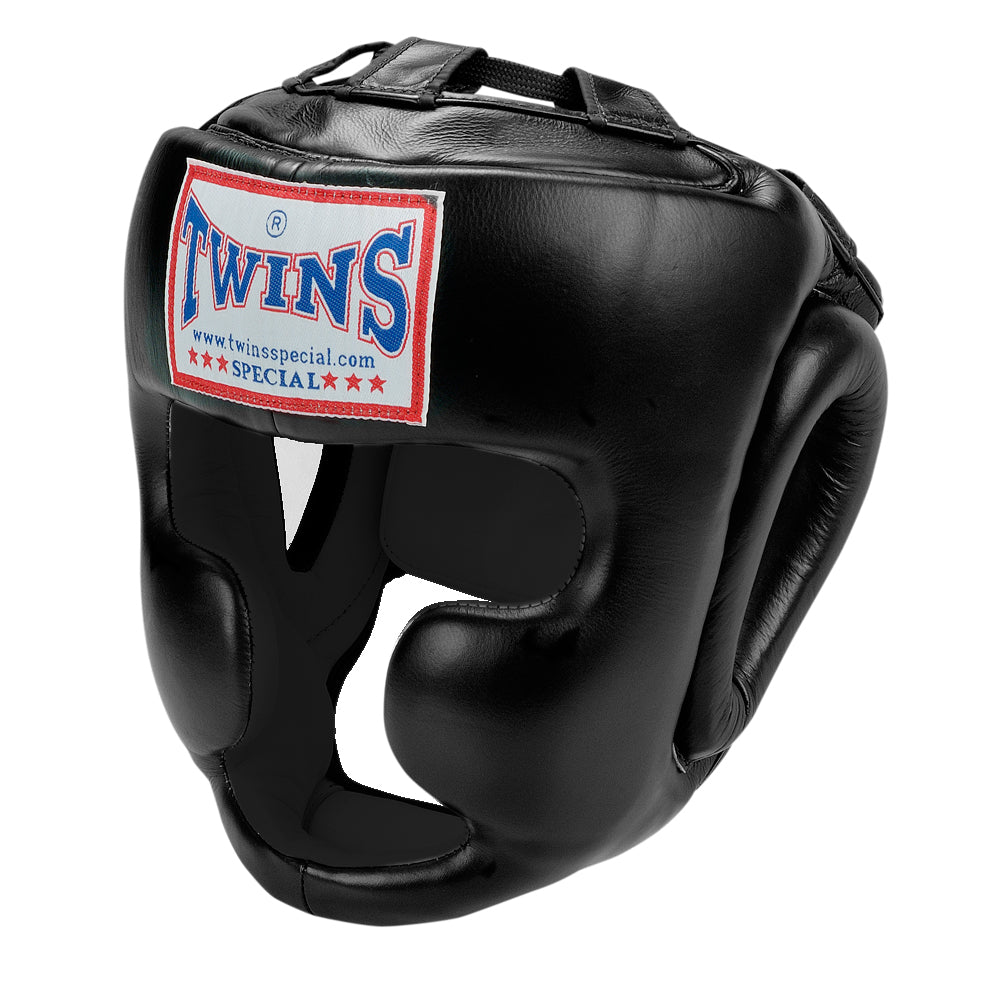 Přilba Twins s lícnicemi - černá, HGL-3