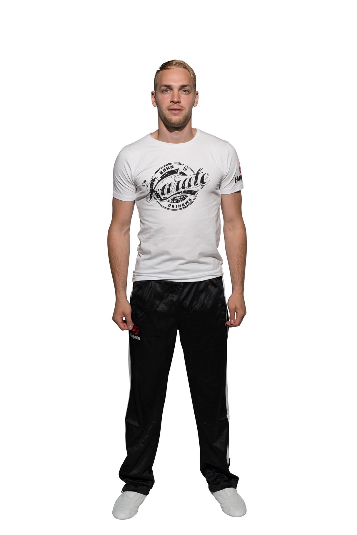 Triko HAYASHI karate - bílá, 149-10