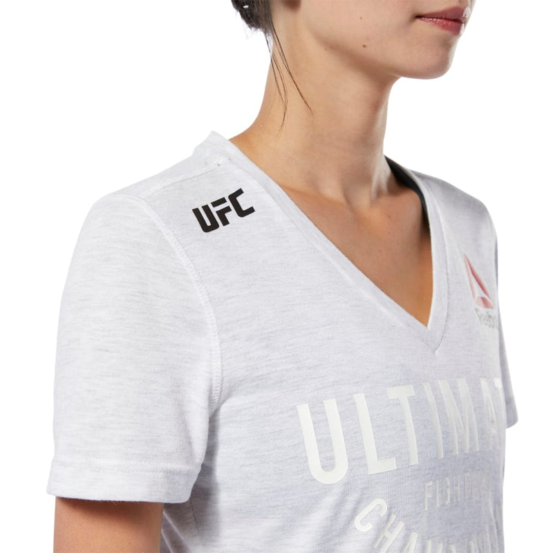 Reebok UFC Fight Night Champ Walkout Jersey dámské triko - bílá, DM5171