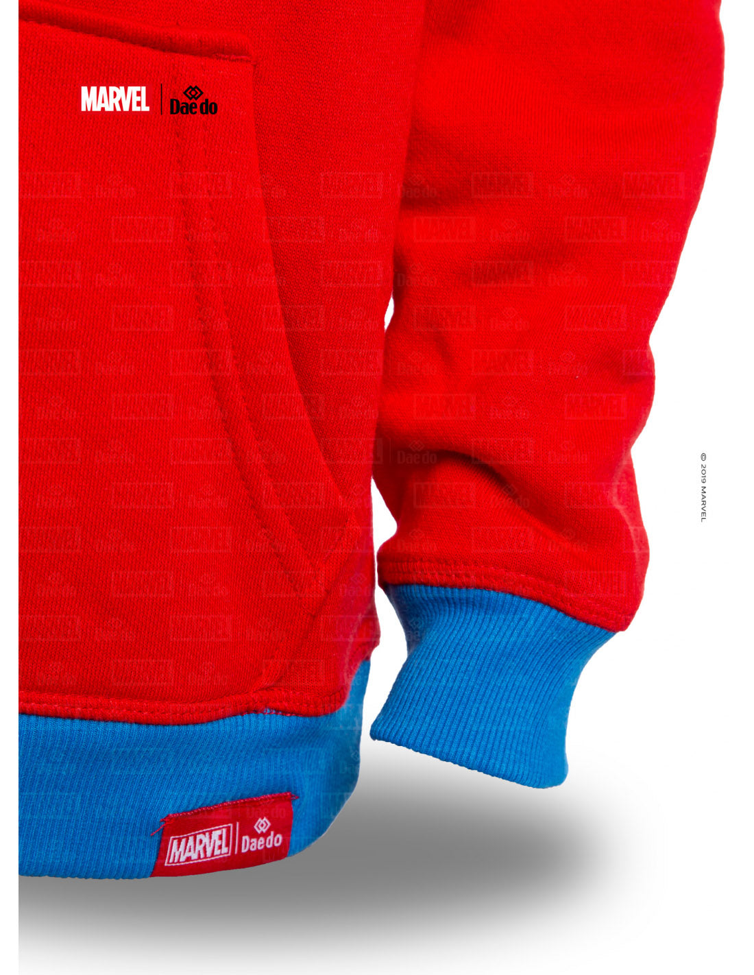 Daedo mikina Spider-Man - červená, MARV50222