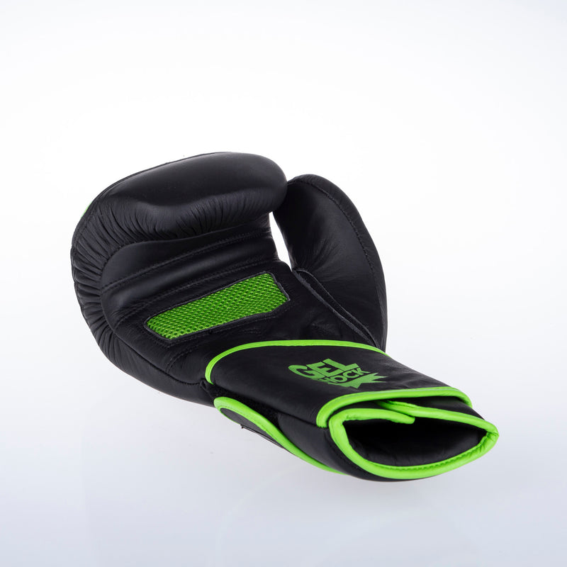Pytlové rukavice Fighter Safety - černá/zelená, FBG-005