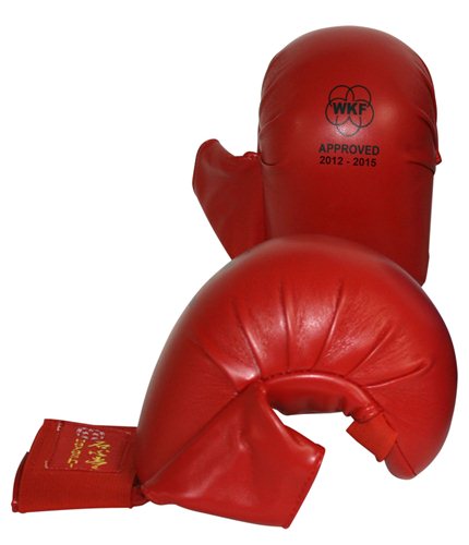 Hayashi karate chrániče WKF - Tsuki - červená, 238-4