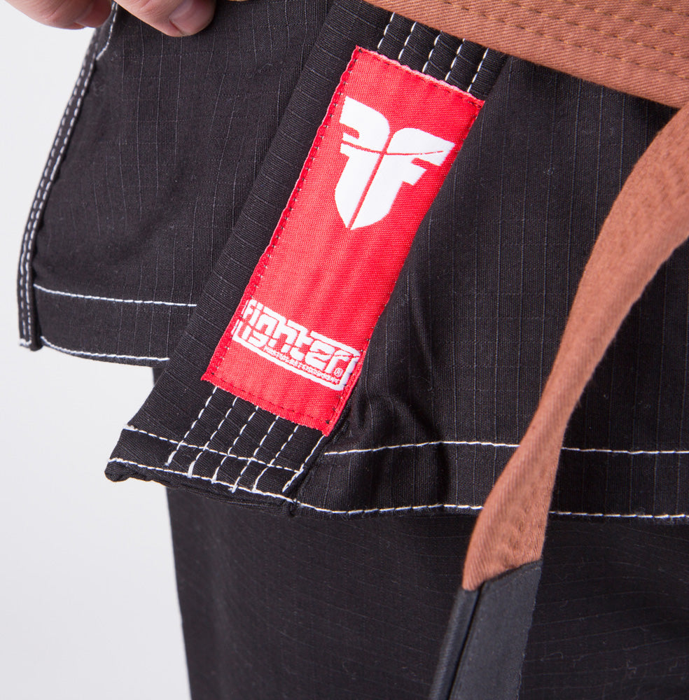 Fighter BJJ kimono rip stop - černá, BJJBL-06