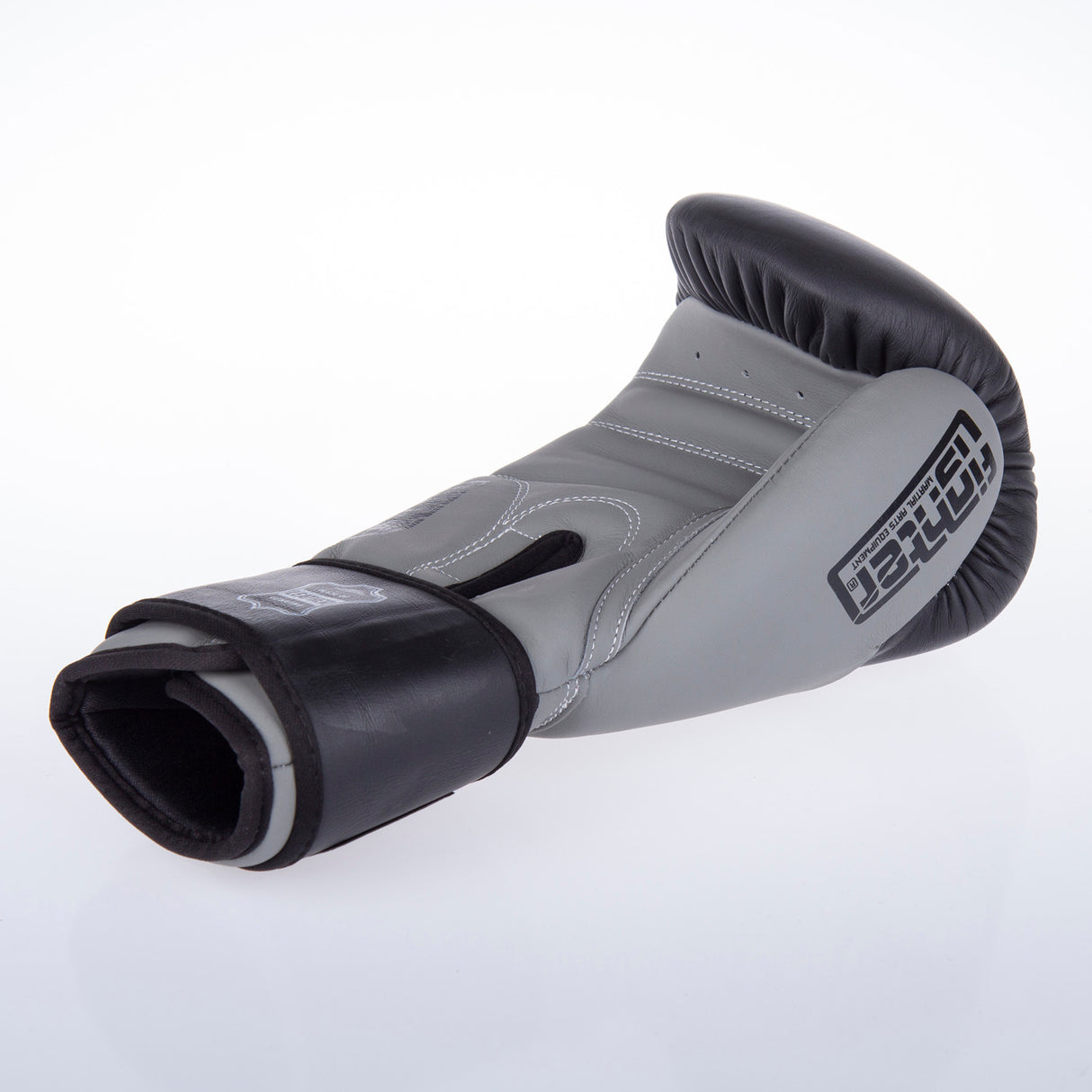 Boxerské rukavice Fighter SPLIT- černá/šedá, FBG-001BG