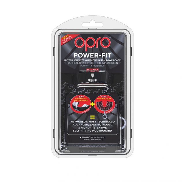 Chrániče zubů - OPRO UFC PWF junior - černá/bílá, 2319001