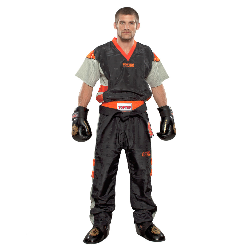 Uniforma Top Ten Mesh NEON - černá, 1681-93