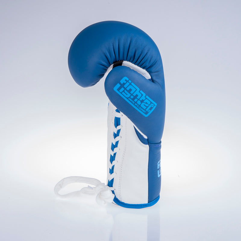 Boxerské rukavice Fighter Competition Pro - modrá, FBG-004BL