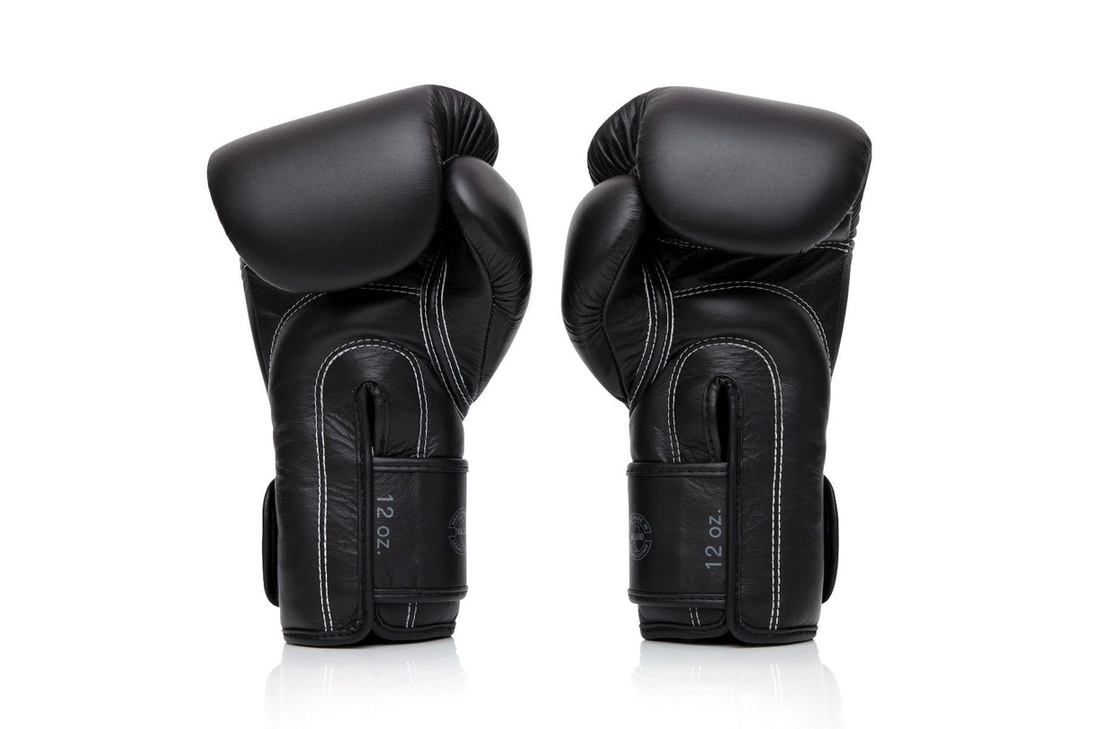 Fairtex boxerské rukavice Booster series - černá/šedá, FXB BG V2 BLACK
