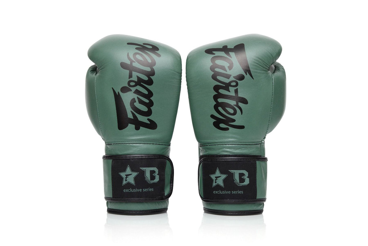 Fairtex boxerské rukavice Booster series - khaki