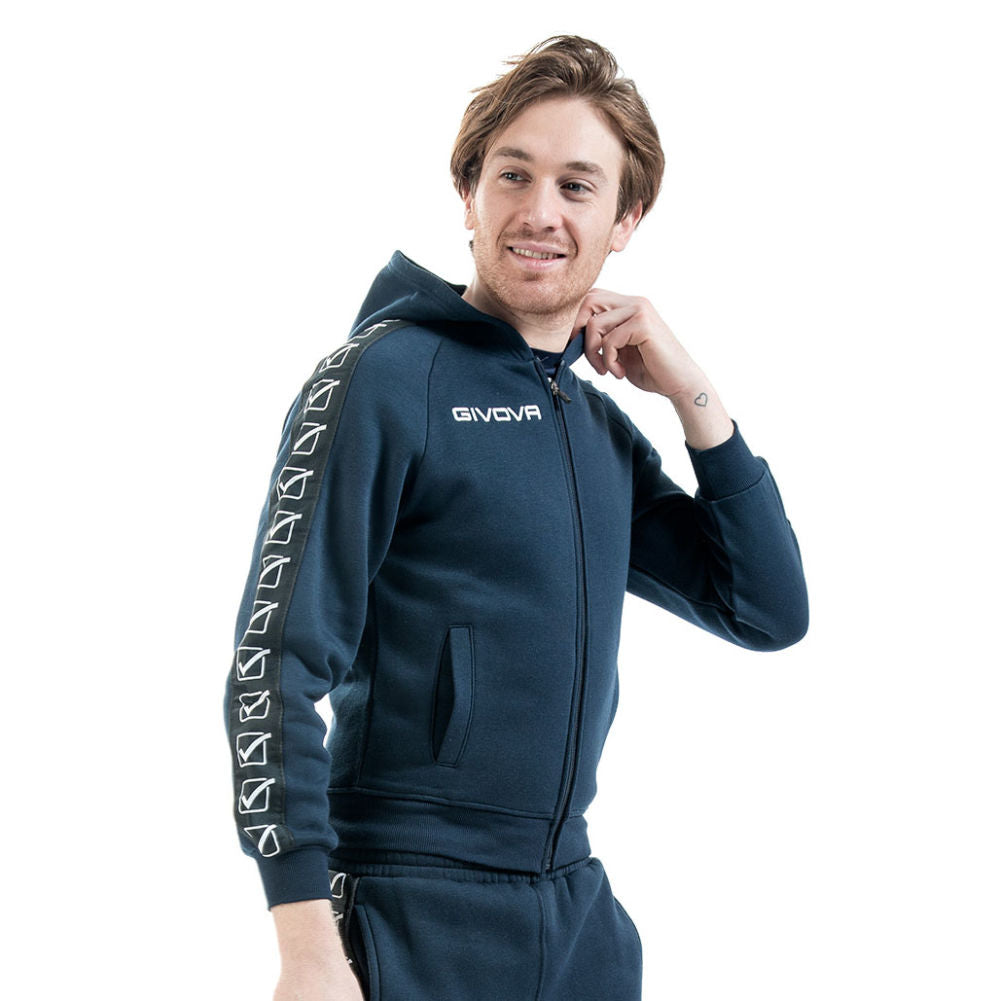 Givova mikina Band Line - modrá, BA10BLU