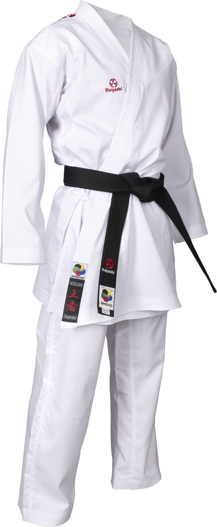 Hayashi kumite kimono Flexz WKF approved - Bílá/červená, 043-14