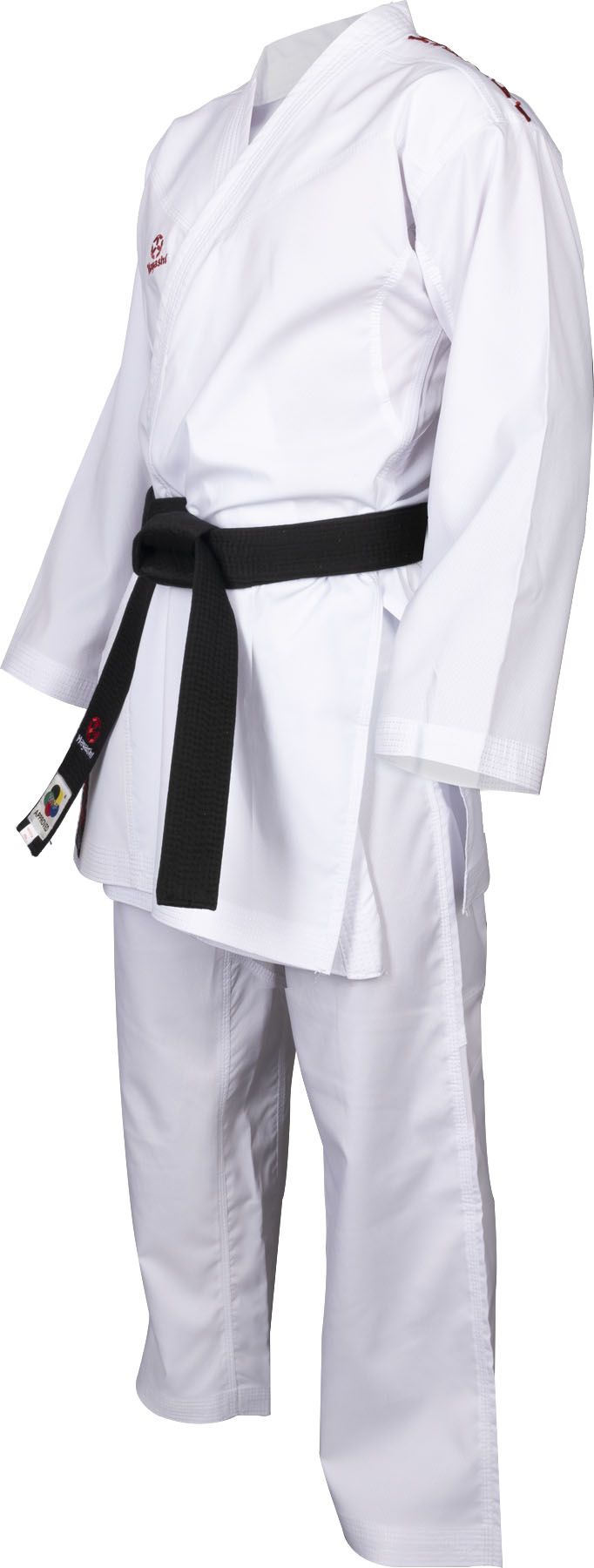 Hayashi kumite kimono Flexz WKF approved - Bílá/červená, 043-14