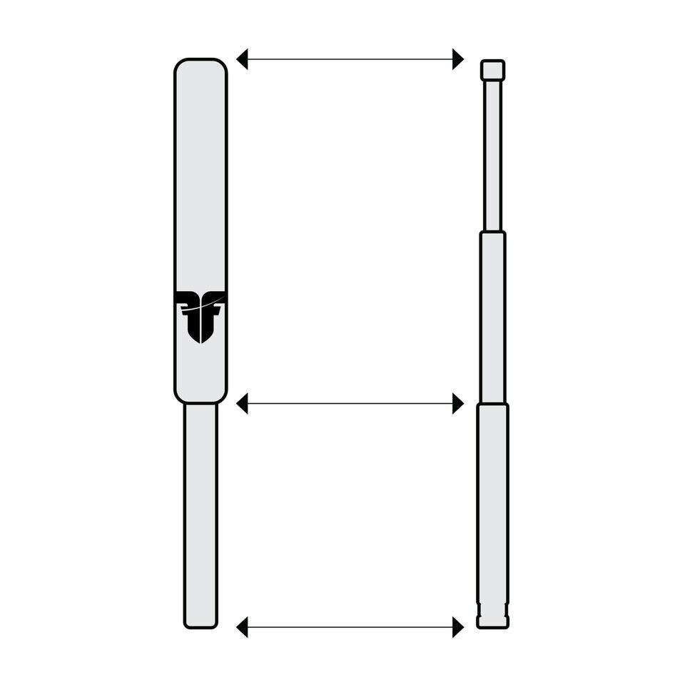 Cvičný obušek Fighter Baton - černá