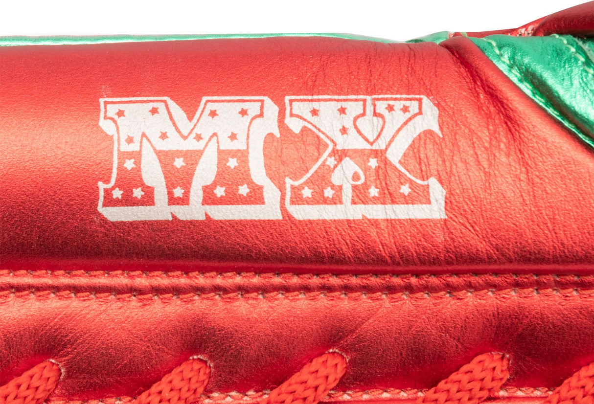 Top Ten boxerské rukavice šňůrkové PRO MX - červená/zelená