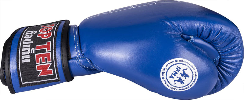 Top Ten IFMA Boxerské rukavice Mad - modrá, 2071