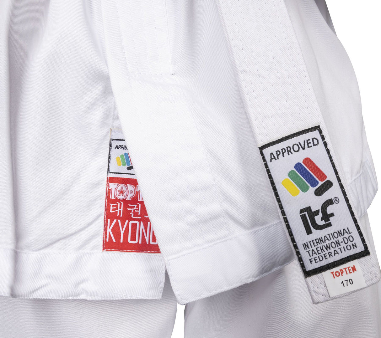 Top Ten dobok KYONG - Student - bílá, 16691-1