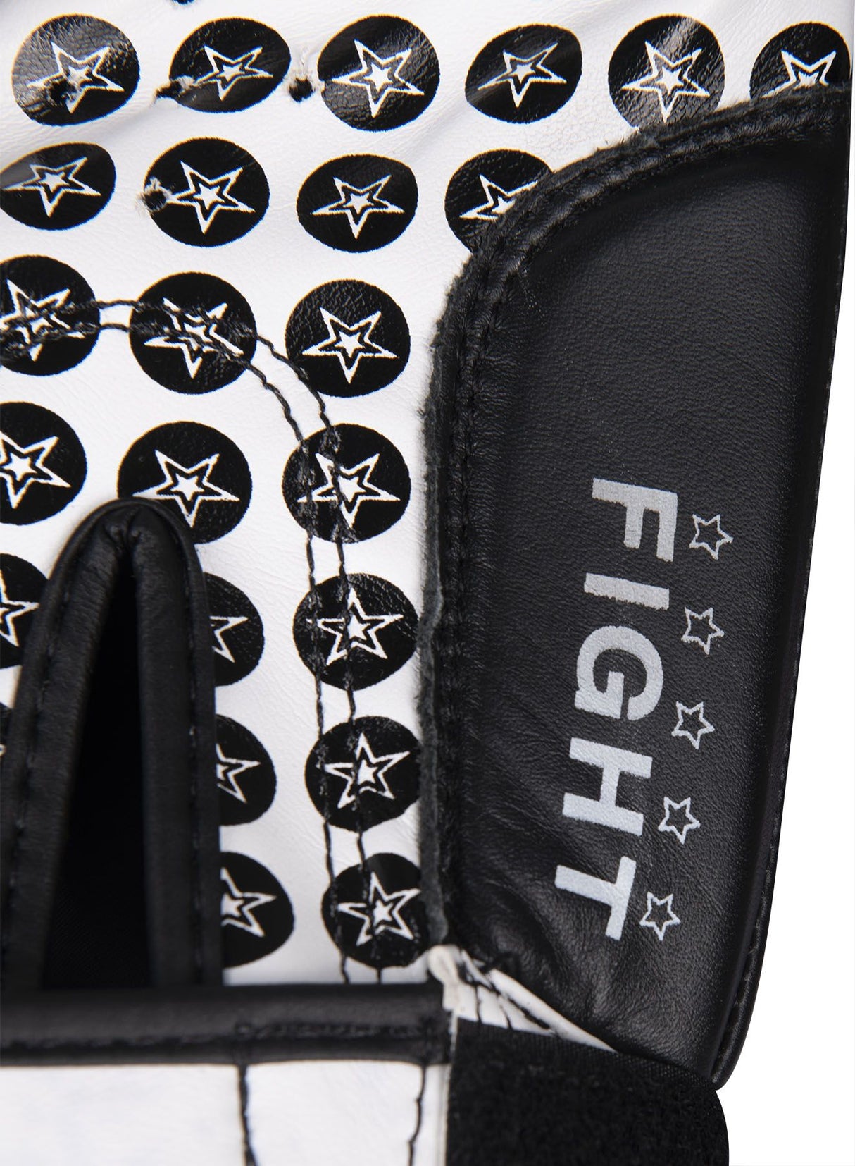 Boxerské rukavice TOP TEN Fight - černá/bílá, 20661-90