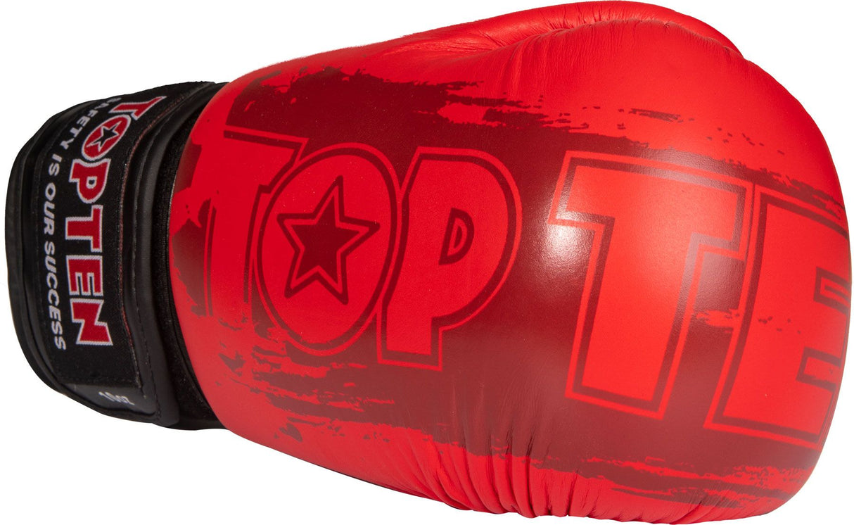 Boxerské rukavice TOP TEN Power - červená, 20662-4
