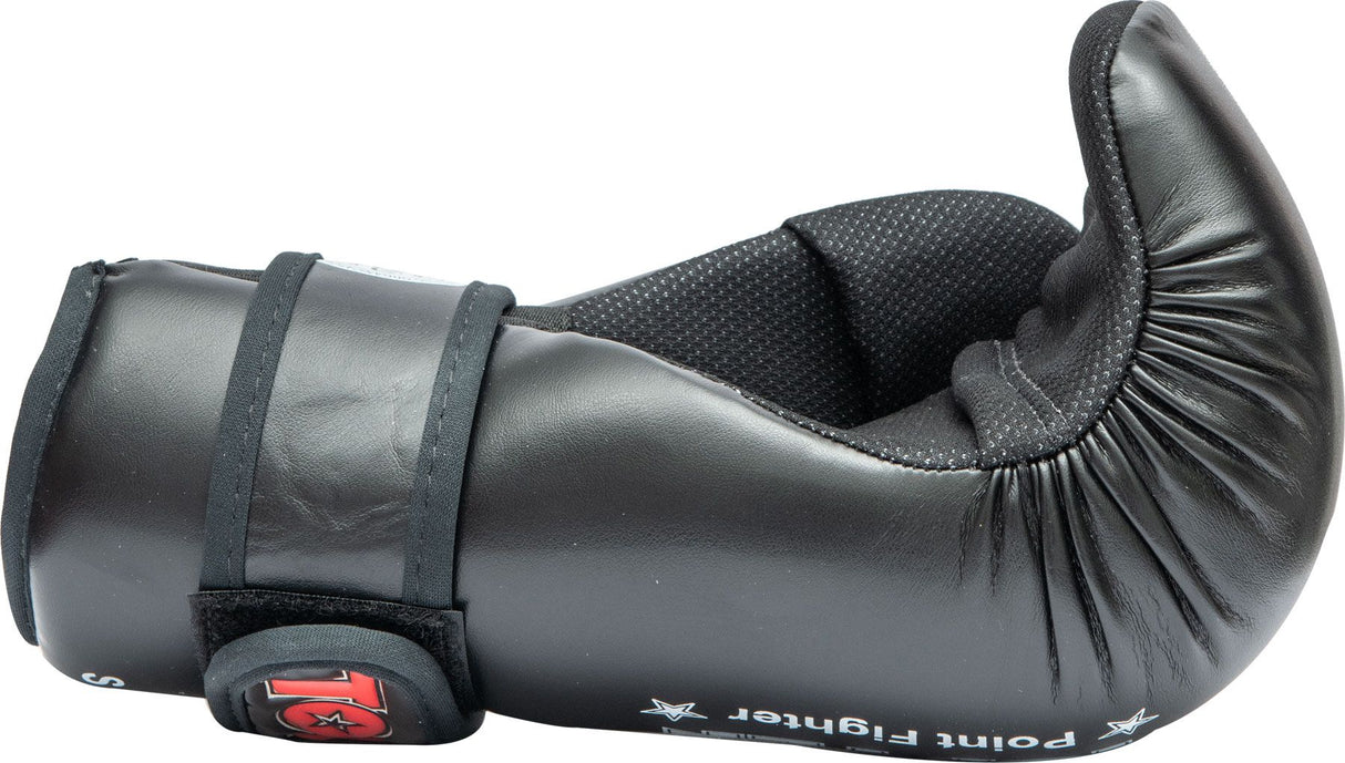 Otevřené rukavice Top Ten Point Fighter - černá, 2165-9