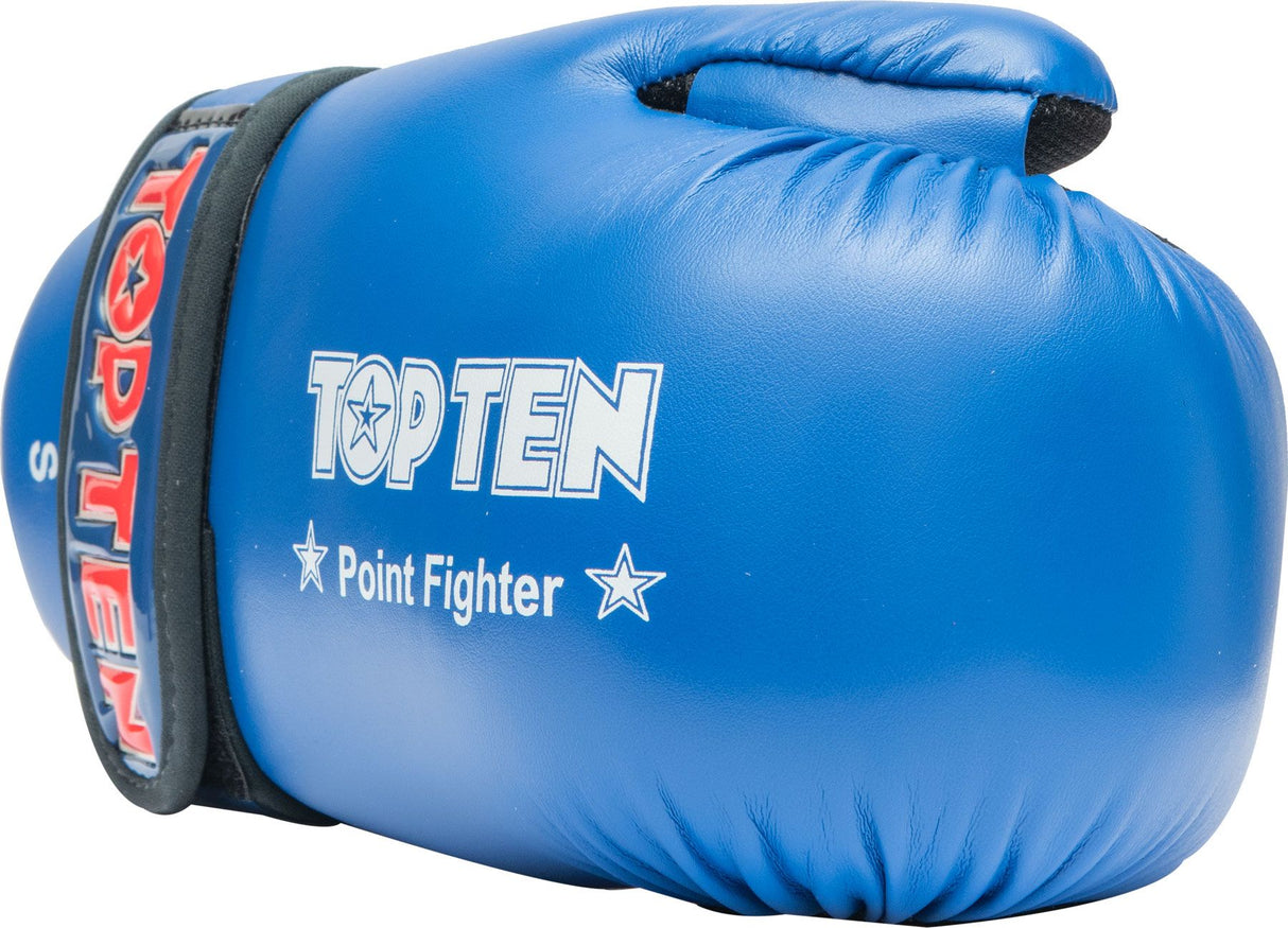 Otevřené rukavice Top Ten Point Fighter - modrá, 2165-6