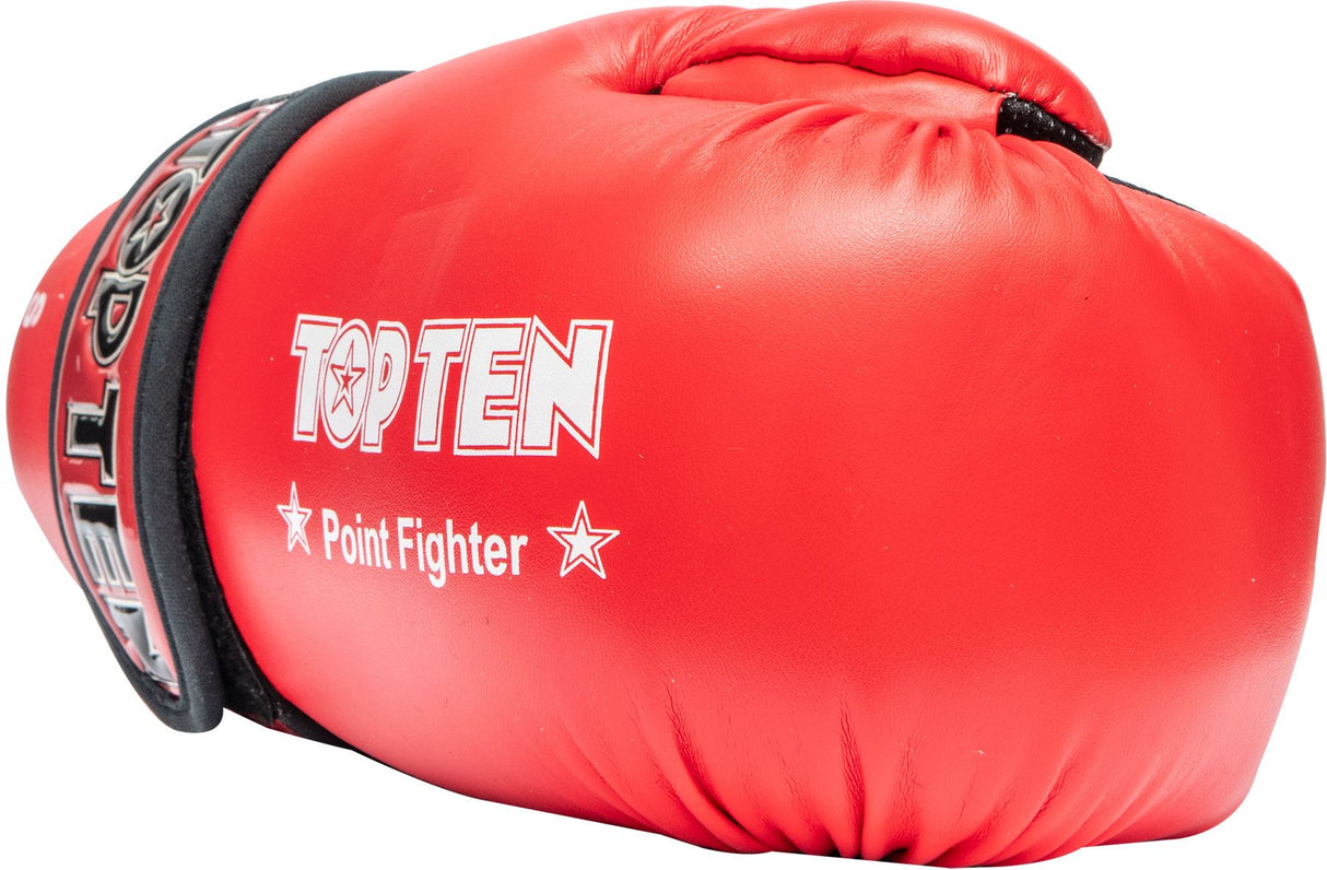 Otevřené rukavice Top Ten Point Fighter - červená, 2165-4