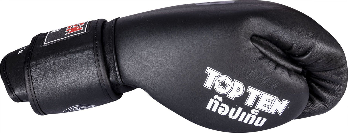 Top Ten IFMA Boxerské rukavice Ajarn - černá, 20193