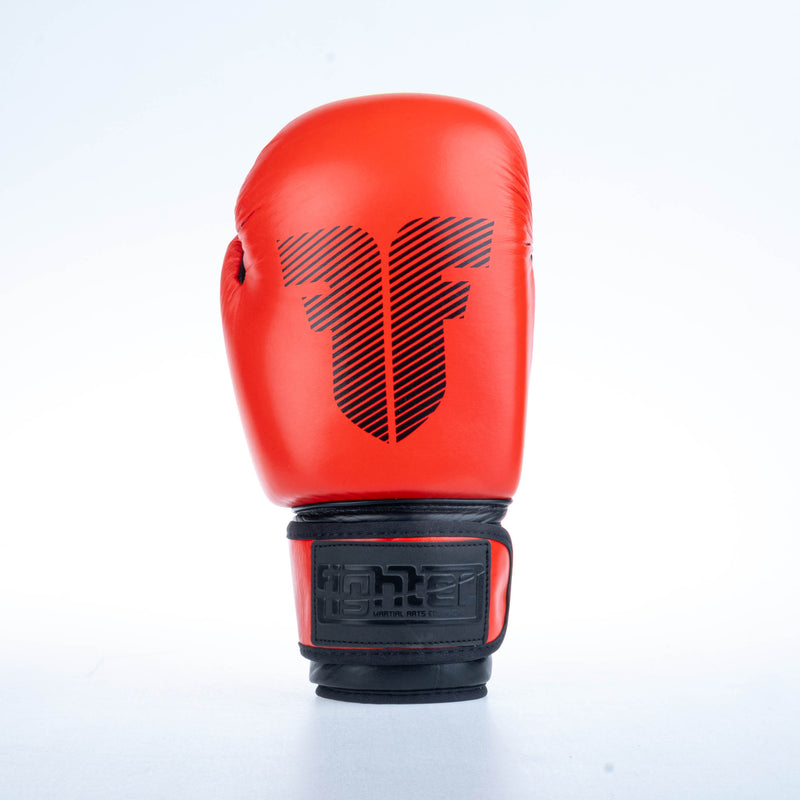Boxerské rukavice Fighter Round - červená, 1376-RNDXR