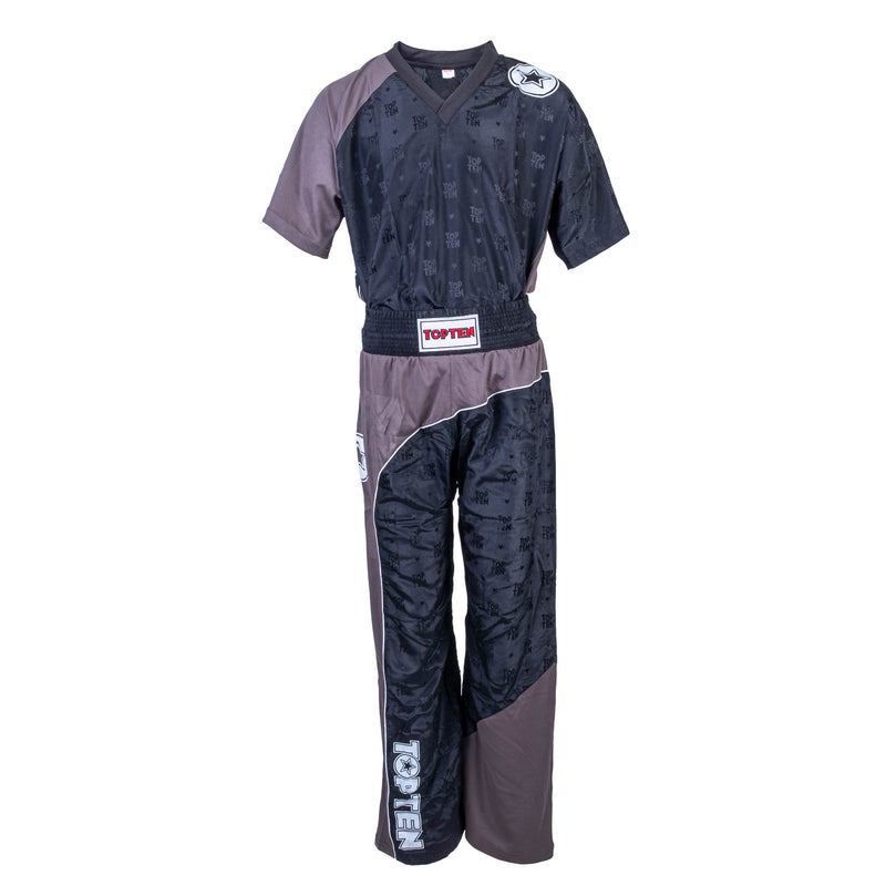 Kickbox uniforma Bow - černá/šedá, 16841-91