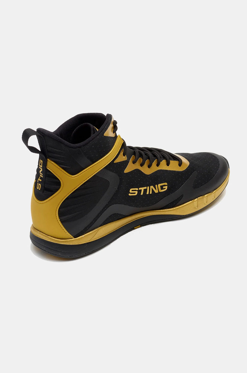 Boxerské boty Sting Viper 2.0 - černá/zlatá, 10383